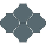 Mission San Felipe Blue 8"x8" Encaustic Cement Tile - Avente Tile