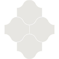 Mission San Felipe Clam 10"x10" Encaustic Cement Tile - Avente Tile