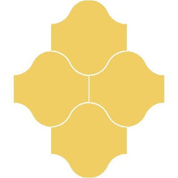Mission San Felipe Crema 10"x10" Encaustic Cement Tile - Avente Tile