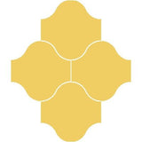 Mission San Felipe Crema 10"x10" Encaustic Cement Tile - Avente Tile