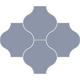 Mission San Felipe French Blue 8"x8" Encaustic Cement Tile - Avente Tile