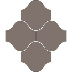 Mission San Felipe Graphite 10"x10" Encaustic Cement Tile - Avente Tile