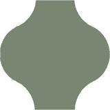 Mission San Felipe Green 10"x10" Encaustic Cement Tile - Avente Tile
