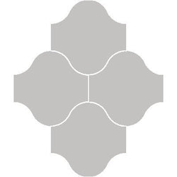 Mission San Felipe Gris 10"x10" Encaustic Cement Tile - Avente Tile
