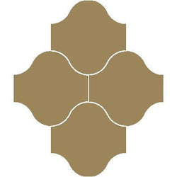 Mission San Felipe Mocha 10"x10" Encaustic Cement Tile - Avente Tile
