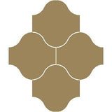 Mission San Felipe Mocha 10"x10" Encaustic Cement Tile - Avente Tile