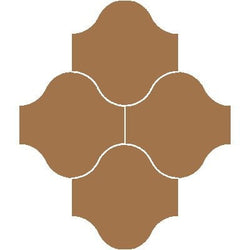 Mission San Felipe Mohave 10"x10" Encaustic Cement Tile - Avente Tile