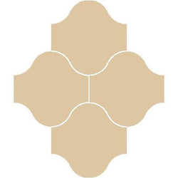 Mission San Felipe Naranja 10"x10" Encaustic Cement Tile - Avente Tile