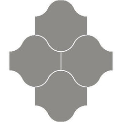 Mission San Felipe Natural Gray 10"x10" Encaustic Cement Tile - Avente Tile