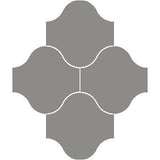 Mission San Felipe Natural Gray 10"x10" Encaustic Cement Tile - Avente Tile