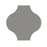 Mission San Felipe Natural Gray 8"x8" Encaustic Cement Tile - Avente Tile