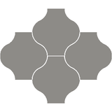 Mission San Felipe Natural Gray 8"x8" Encaustic Cement Tile - Avente Tile