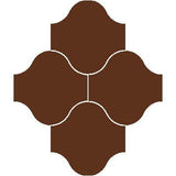 Mission San Felipe Red Brick 10"x10" Encaustic Cement Tile - Avente Tile