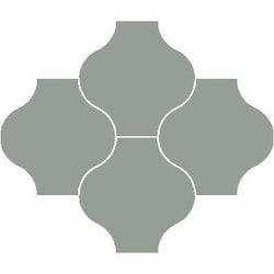 Mission San Felipe Sage 8"x8" Encaustic Cement Tile - Avente Tile