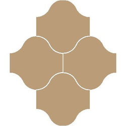 Mission San Felipe Sand 10"x10" Encaustic Cement Tile - Avente Tile