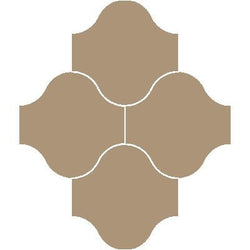 Mission San Felipe Sandstone 10"x10" Encaustic Cement Tile - Avente Tile