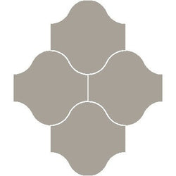 Mission San Felipe Taupe 10"x10" Encaustic Cement Tile - Avente Tile