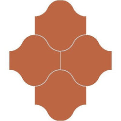 Mission San Felipe Terracotta 10"x10" Encaustic Cement Tile - Avente Tile