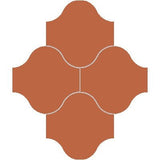 Mission San Felipe Terracotta 10"x10" Encaustic Cement Tile - Avente Tile