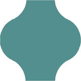 Mission San Felipe Turquoise 10"x10" Encaustic Cement Tile - Avente Tile