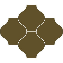 Mission San Felipe Verde Militar 8"x8" Encaustic Cement Tile - Avente Tile