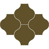 Mission San Felipe Verde Militar 8"x8" Encaustic Cement Tile - Avente Tile