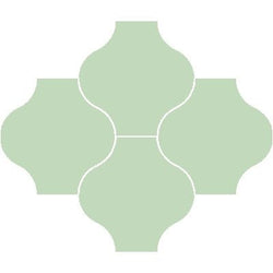 Mission San Felipe Vert Clair 8"x8" Encaustic Cement Tile - Avente Tile