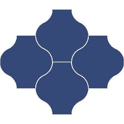 Mission San Felipe Weathley Blue 8"x8" Encaustic Cement Tile - Avente Tile