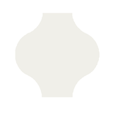 Mission San Felipe White 8"x8" Encaustic Cement Tile - Avente Tile