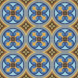 Mission Santiago Parque 8"x8" Encaustic Cement Tile - Avente Tile