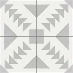 Mission Schloss Gris 8"x8" Encaustic Cement Tile - Avente Tile