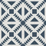 Mission Schloss Navy 8"x8" Encaustic Cement Tile - Avente Tile
