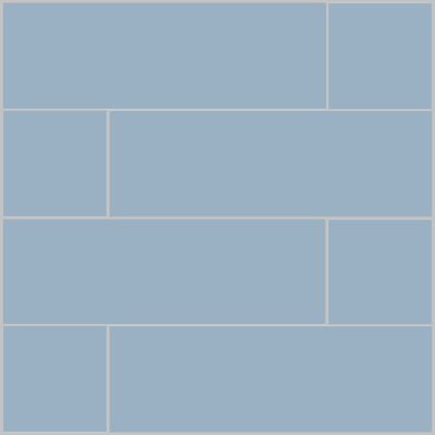 Mission Sky Blue 4"x12" Encaustic Cement Tile - Avente Tile
