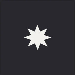 Mission Small Star Black 8"x8" Encaustic Cement Tile - Avente Tile