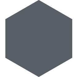 Mission Steel 8" Hexagon Encaustic Cement Tile - Avente Tile