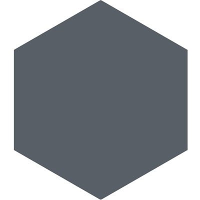 Mission Steel 8" Hexagon Encaustic Cement Tile - Avente Tile