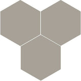 Mission Taupe 8" Hexagon Encaustic Cement Tile - Avente Tile