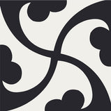 Mission Trebol A 8"x8" Encaustic Cement Tile - Avente Tile