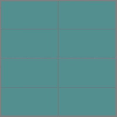 Mission Turquoise 4"x8" Encaustic Cement Tile - Avente Tile