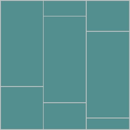 Mission Turquoise 6"x12" Encaustic Cement Tile - Avente Tile