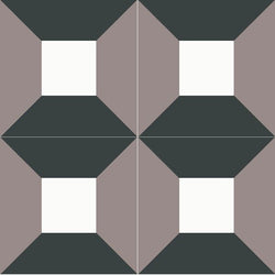 Mission Vanity 8"x8" Encaustic Cement Tile - Avente Tile