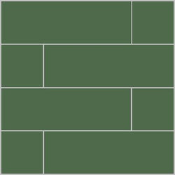Mission Verde Canada 4"x12" Encaustic Cement Tile - Avente Tile