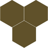 Mission Verde Militar 8" Hexagon Encaustic Cement Tile - Avente Tile
