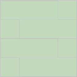 Mission Vert Clair 4"x12" Encaustic Cement Tile - Avente Tile
