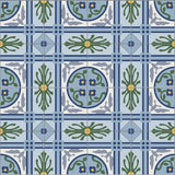 Mission Violet Blue 8"x8" Encaustic Cement Tile - Avente Tile