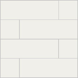 Mission White 4"x12" Encaustic Cement Tile - Avente Tile