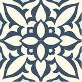 Mission Zebra Blue 8"x8" Encaustic Cement Tile - Avente Tile