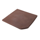 12"x12" Clipped Corner - Premium City Hall Red Cement Tile