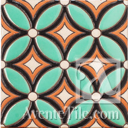 Geometrical Petals E Ceramic Tile