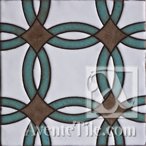 Geometrical Rings B Ceramic Tile